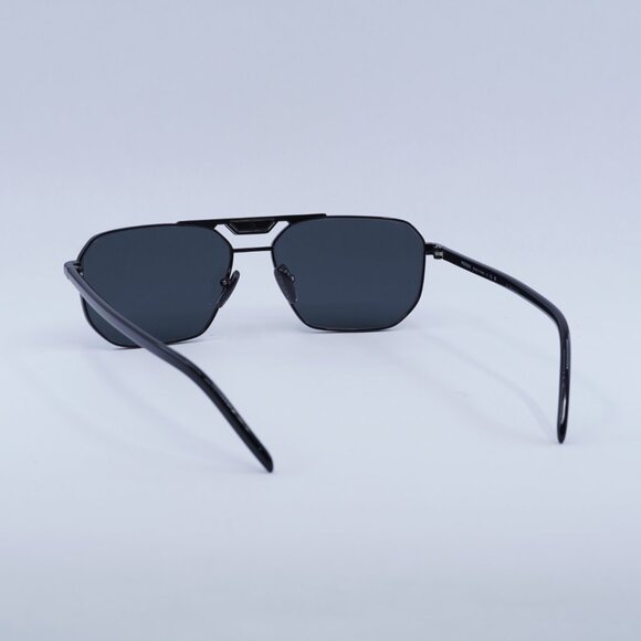 🕶️ New Prada PR58YS 1AB5S0 Sunglasses - Black Frame, Dark Grey Lenses - Picture 10 of 11